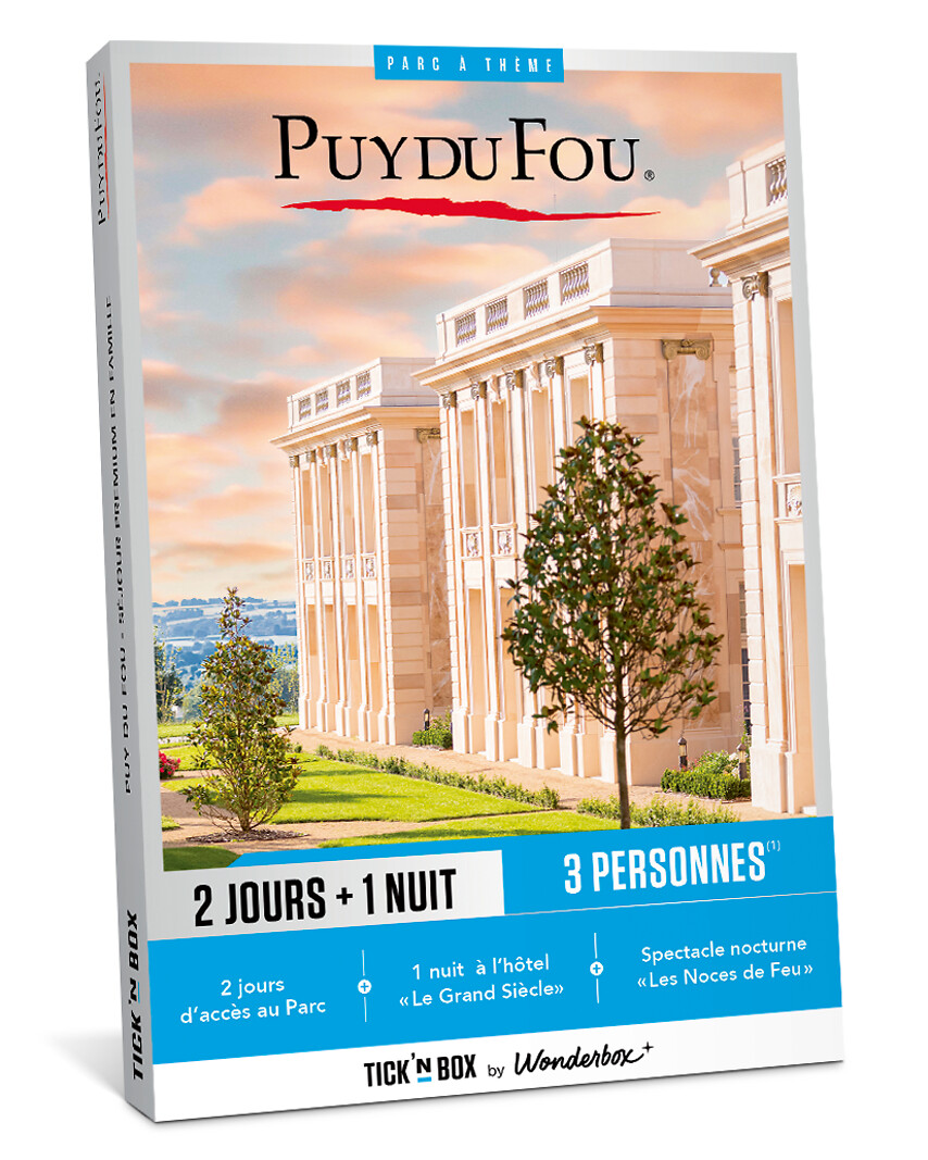 Coffret Cadeau Puy du Fou - Séjour Classique en famille Coffret Cadeau Puy du Fou - Séjour Classique en famille