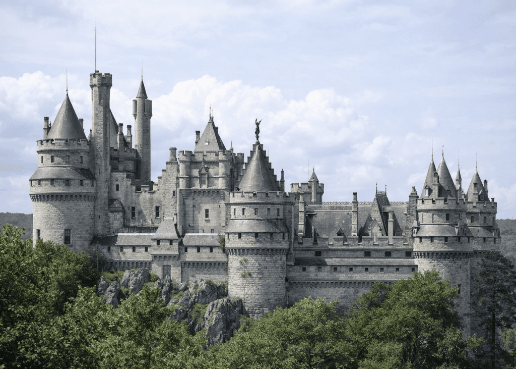 chateau-de-pierrefonds-vue-de-face-avec-arbres-devant
