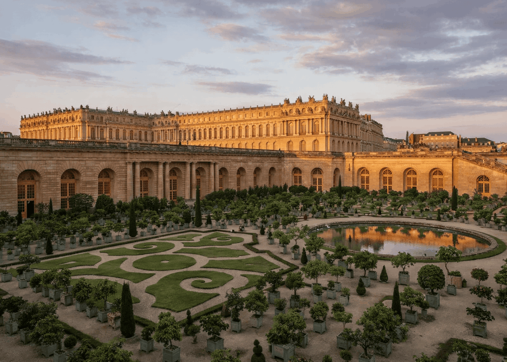 chateau-de-versailles-et-ses-jardins-au-coucher-du-soleil