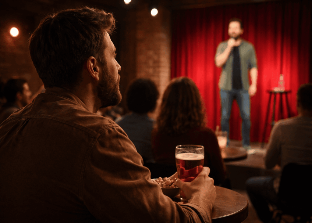homme-assis-avec-une-pinte-de-biere-qui-assiste-a-un-session-de-stand-up