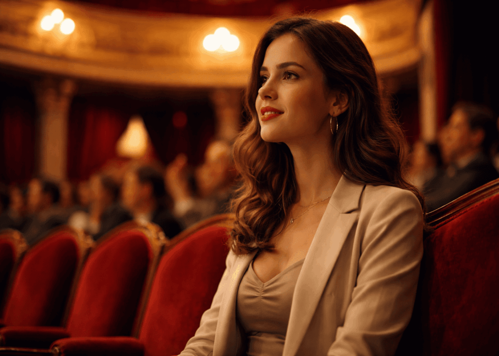 jeune-femme-assise-sur-les-sieges-rouges-dans-un-theatre