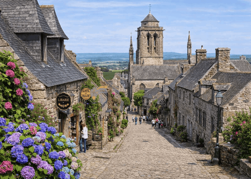 village-Locronan-au-printemps