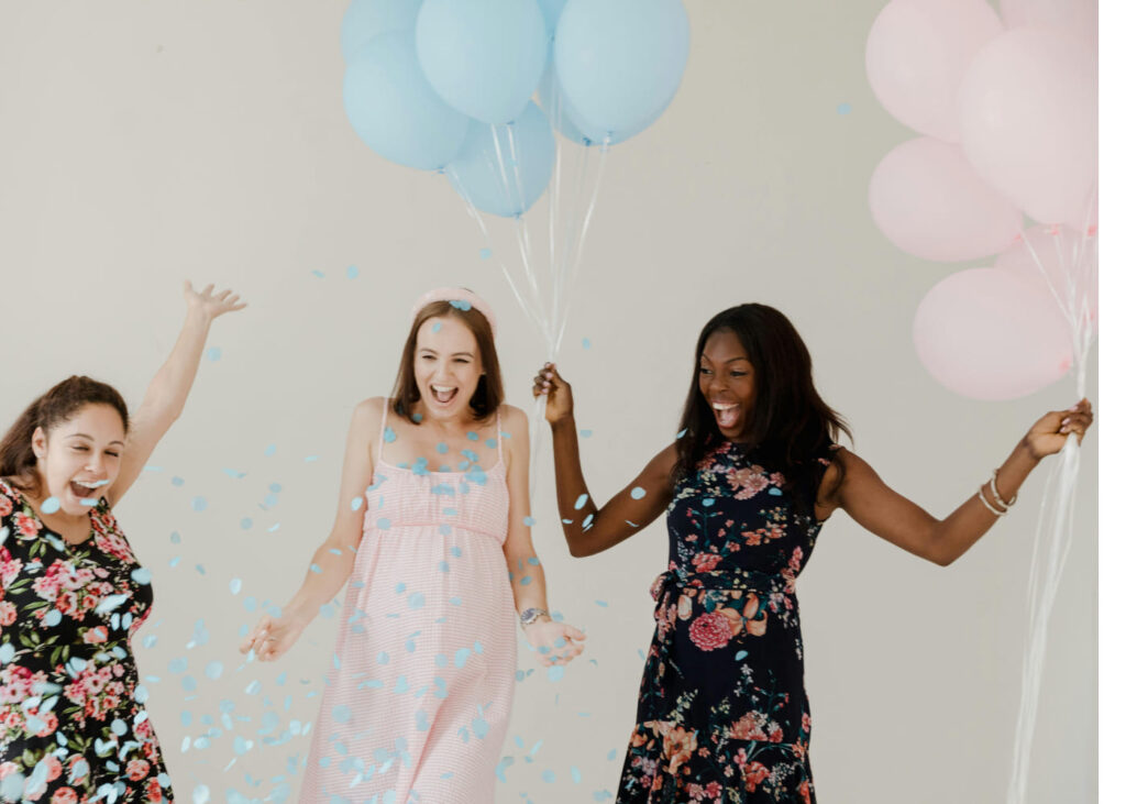 gender reveal canon à confettis