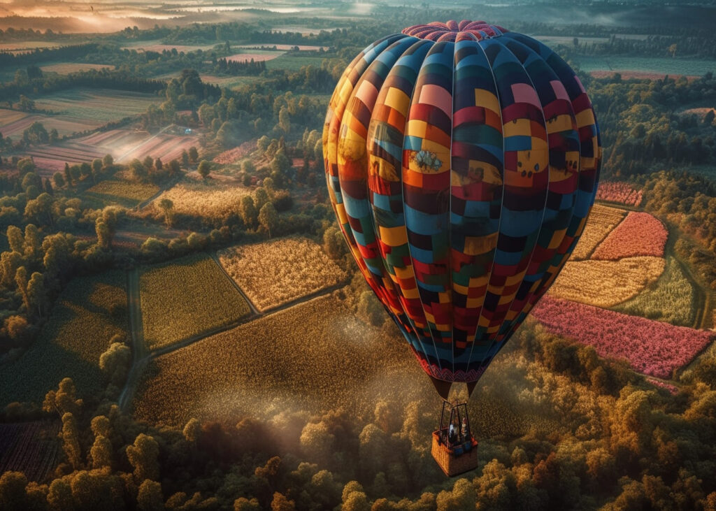vol-en-montgolfière