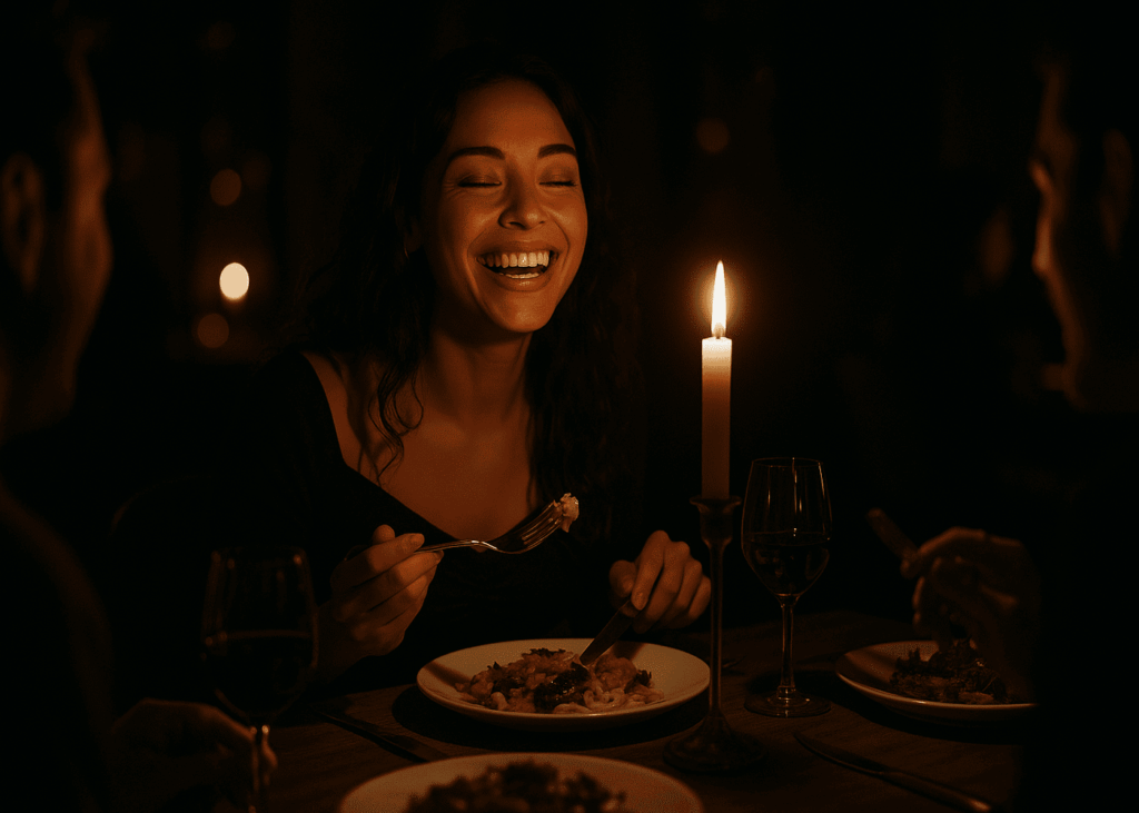 femme-heureuse-qui-dîner-dans-un-restaurant-dans-le-noir.png