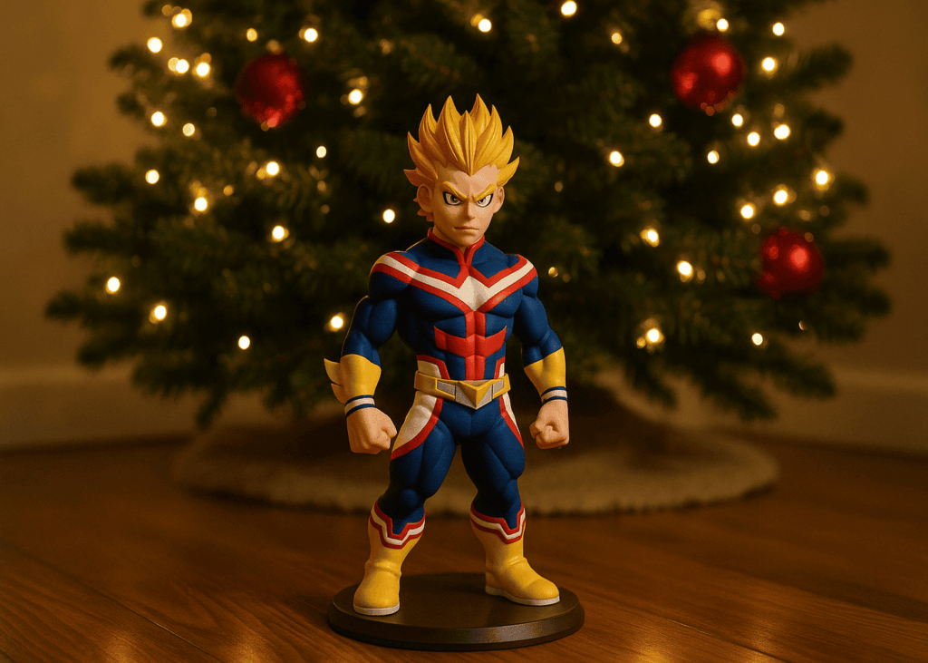 figurine-collector-depose-au-pied-du-sapin