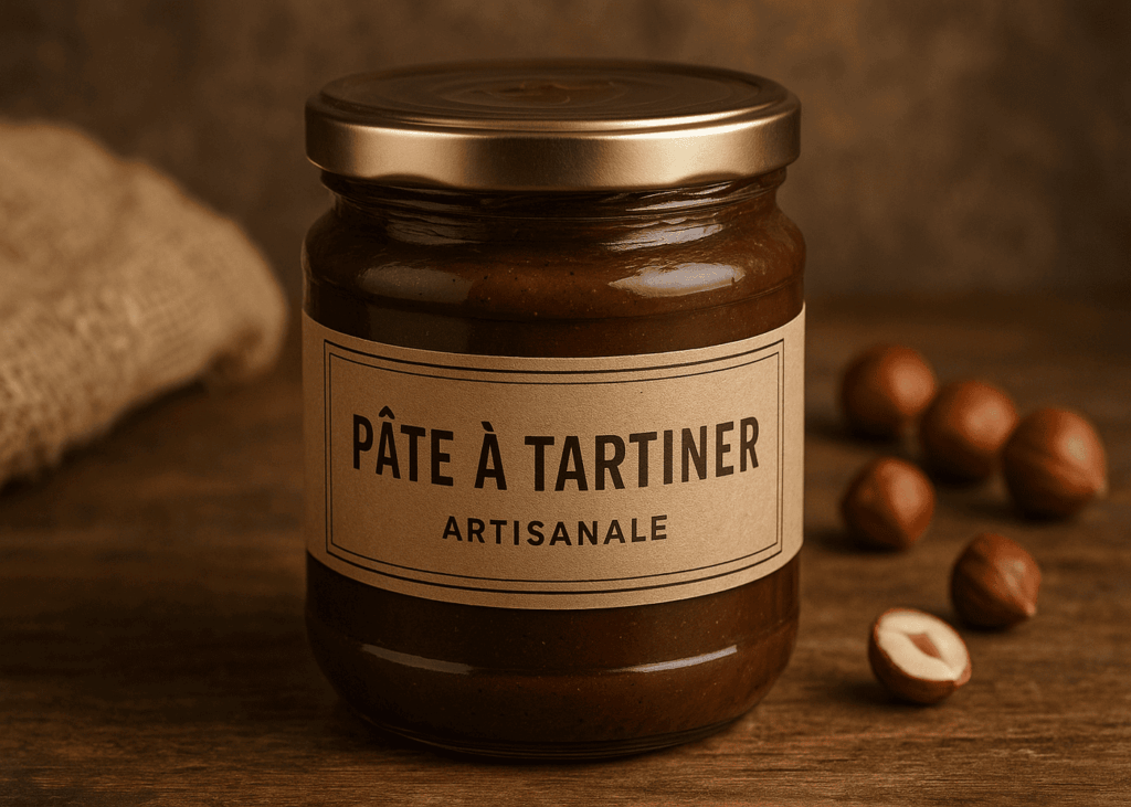 gros-plan-d-un-bocal-de-pate-a-tartiner-artisanale