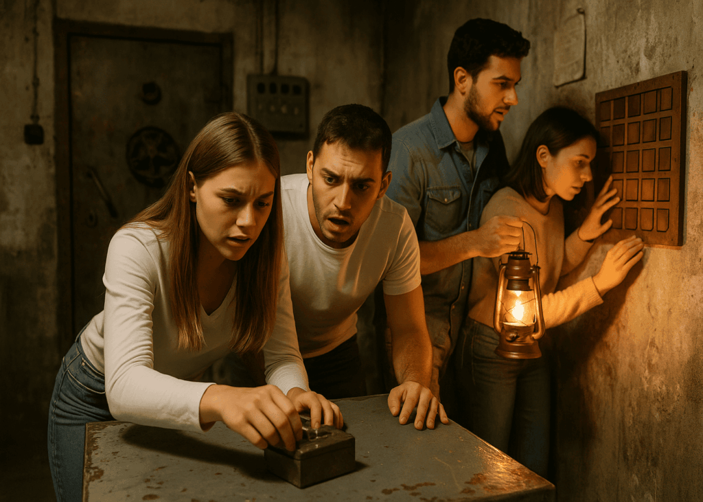 groupe-d-amis-qui-fait-un-escape-game