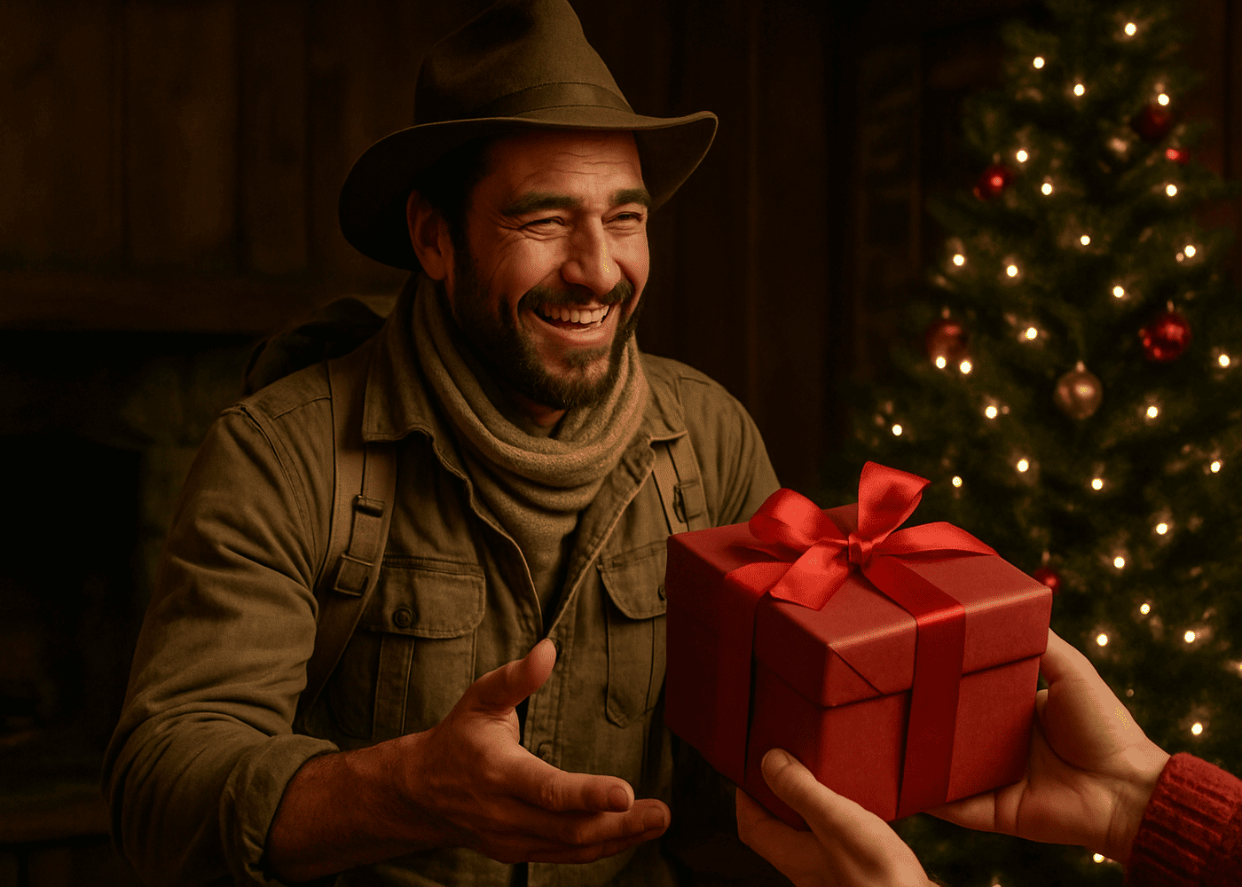homme-aventurier-qui-recoit-son-cadeau-de-noel