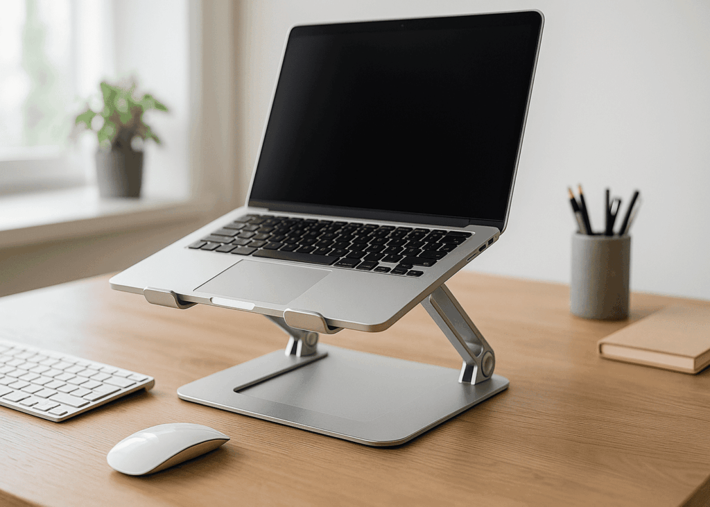 ordinateur-portable-sur-pc-sur-un-bureau-de-travail