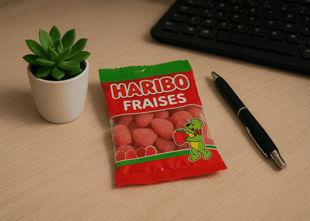 plante-bonbons-et-stylos-poses-sur-un-bureau-de-travail