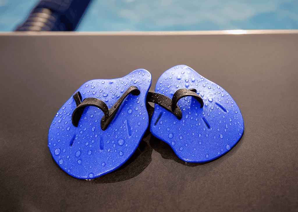 plauqettes-de-natation-ergonomiques-posees-au-bord-d-u-bassin