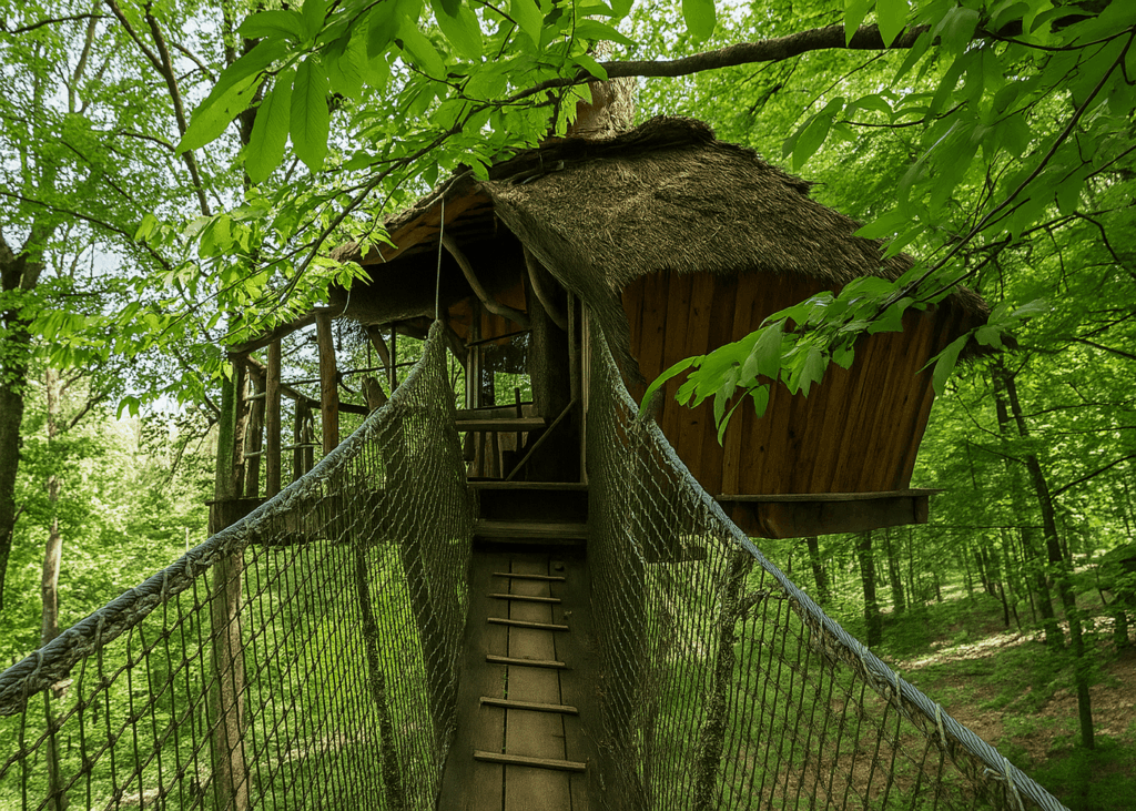 cabane-dans-les-arbres-avec-pont-pour-y-acceder.png