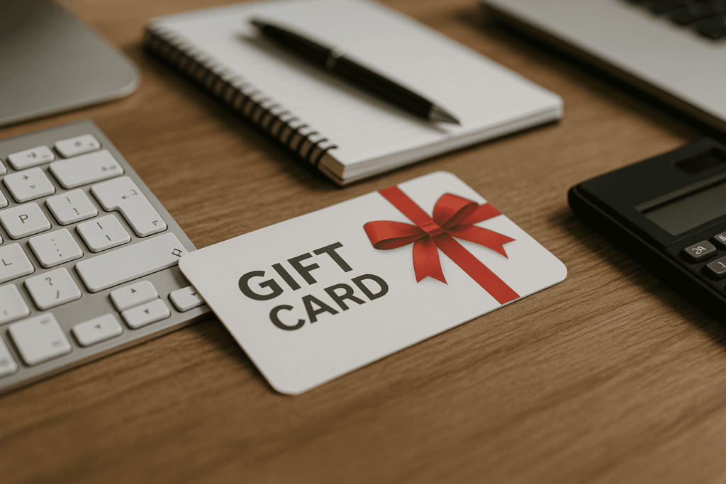 carte-cadeau-posee-sur-un-bureau-de-travail