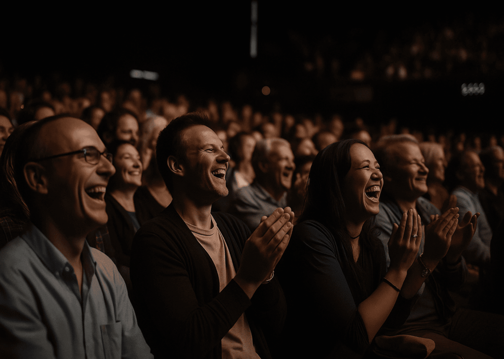 foule-de-personnes-qui-rient-et-applaudissent