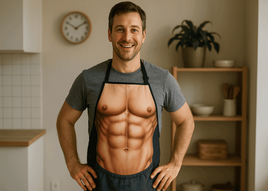 homme-avec-un-tablier-avec-des-abdos-debout-dans-sa-cuisine