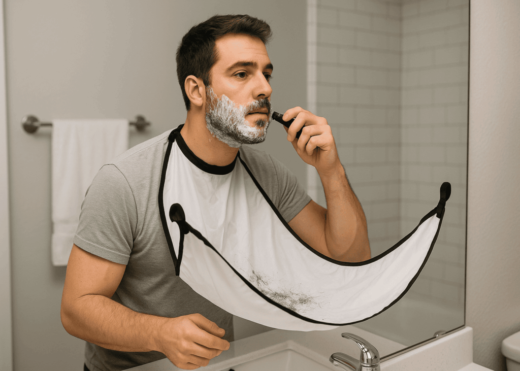 homme-qui-se-rase-devant-un-miroir-dans-une-salle-de-bain-a-l-aide-d-un-bavoir-de-rasage