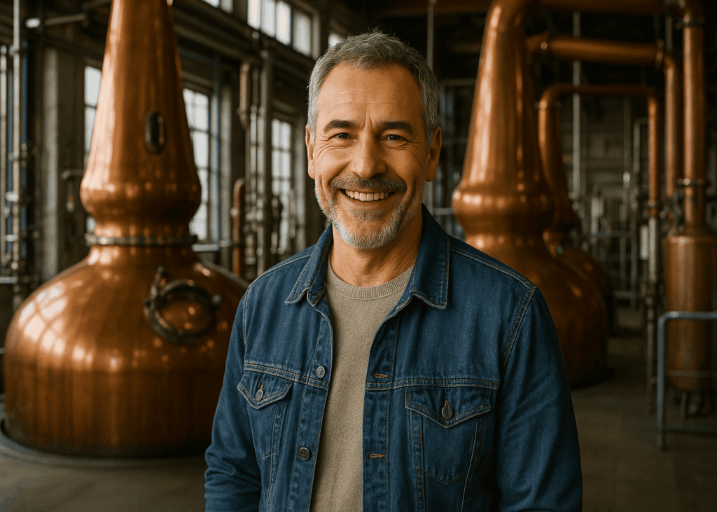 homme-qui-sourit-dans-une-distillerie