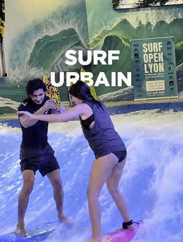 Activité surf urbain, vue sur Instagram Wonderbox