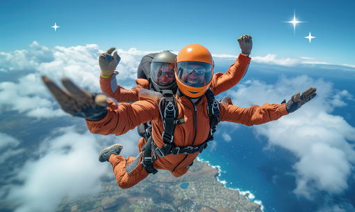saut en parachute