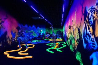 Partie de golf indoor avec repas en famille - Goolfy - Anse (69)