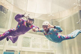 Simulateur de chute libre en Soufflerie à Comines en Belgique - Forfait 2 vols - Enfants (-12 ans)