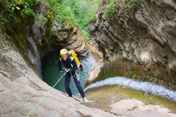Canyoning dans le canyon du Versoud depuis Saint-Gervais (38)