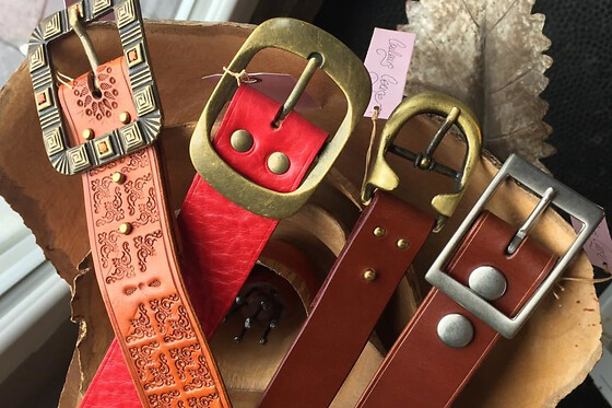 Atelier conception d'une ceinture en cuir à Arbonne (64)
