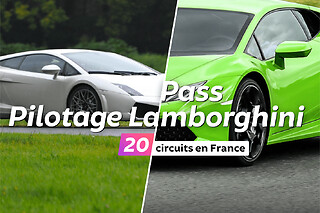 Pass Pilotage Lamborghini | 20 circuits en France - Pass 4 tours de circuit / pers