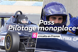 Pass Pilotage Monoplace | 6 circuits en France - Formule Renault - 6 à 7 tours