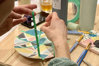 Atelier peinture sur céramique & goûter à Paris 3ème - Formule goûter - 2h