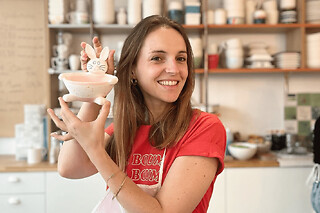 Atelier peinture sur céramique & goûter à Paris 3ème - Formule goûter - 2h