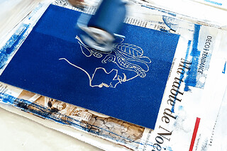 Atelier découverte linogravure à Paris 20ème