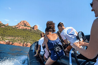 Balade en bateau Calanques de l'Estérel au départ de Cannes (06)
