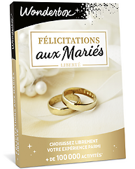 Bon Cadeau Félicitations aux Mariés Liberté
