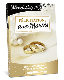 Bon Cadeau Félicitations aux Mariés Liberté