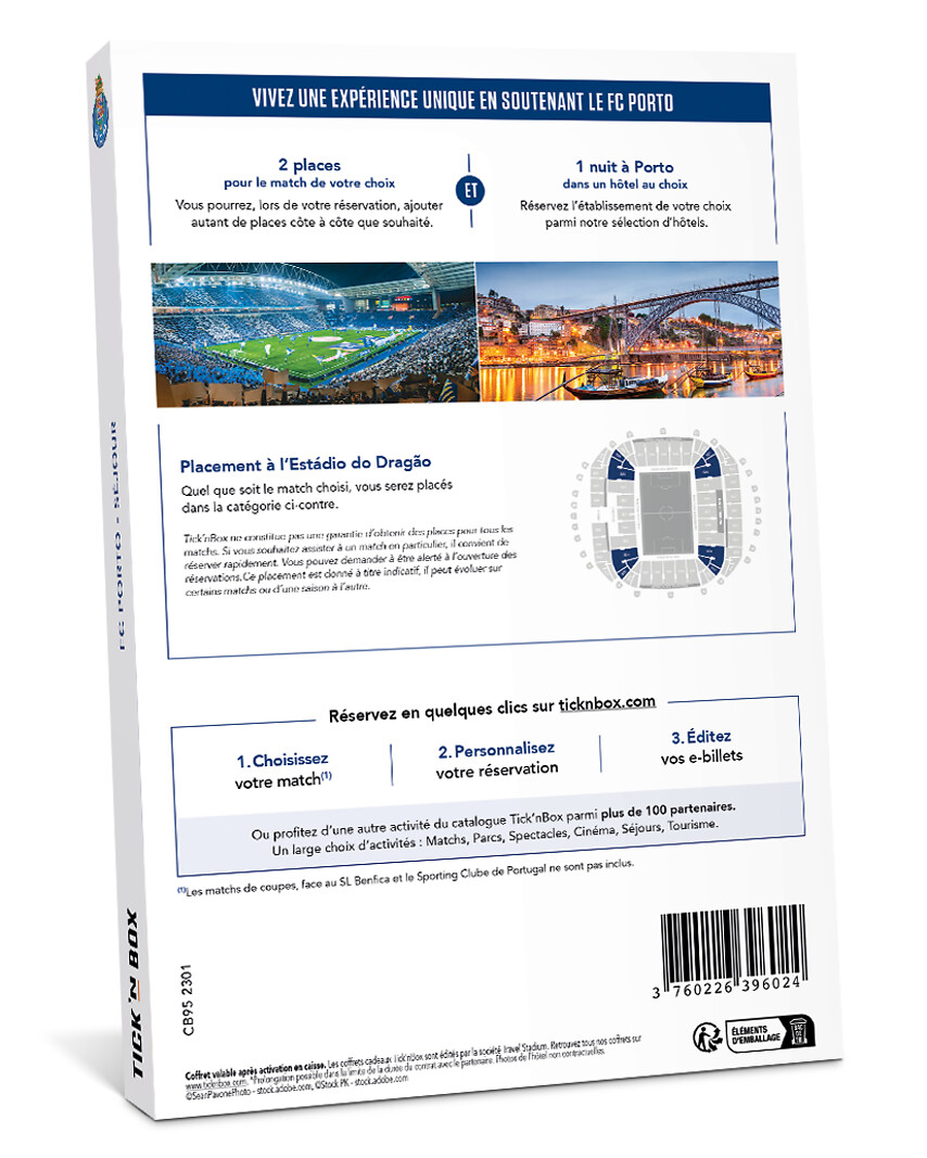Coffret Cadeau Tick&Box - Billet Pour Un Match Du FC Metz à Domicile (hors Coupes)