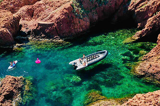 Balade En Semi-Rigide L'esterel Depuis Saint-Raphaël