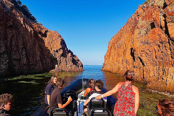 Balade En Semi-Rigide L'esterel Depuis Saint-Raphaël