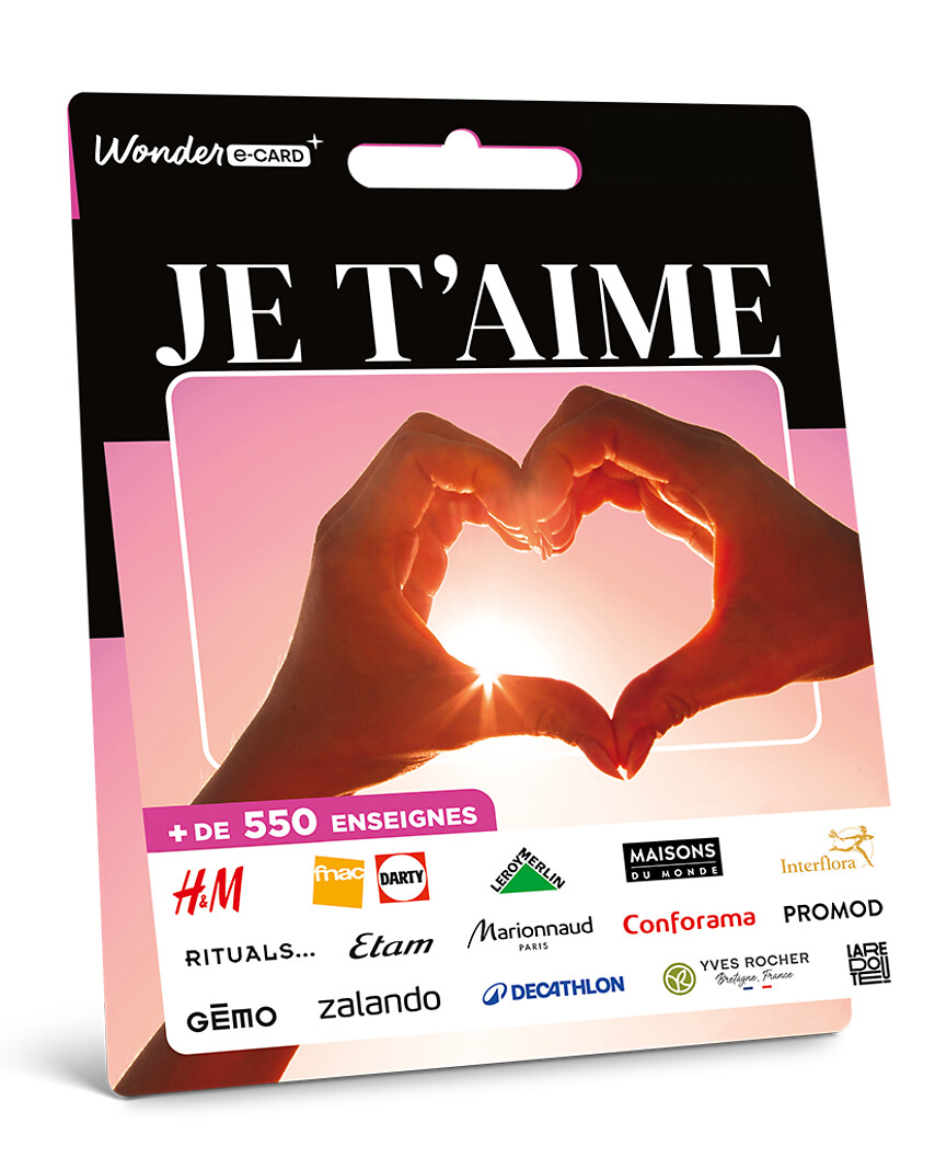Carte Je t’aime