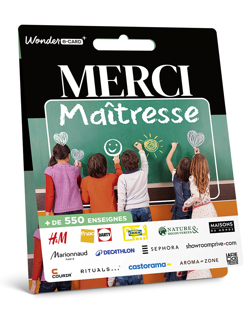 Carte Merci Maîtresse