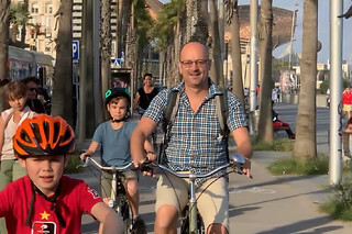 Circuit de 2h30 en vélo électrique à Barcelone : parcs, jardins, plage et vues panoramiques