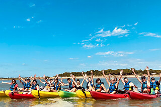 Balade encadrée en kayak dans l'estuaire du Veillon (85) - Kayak bi-place