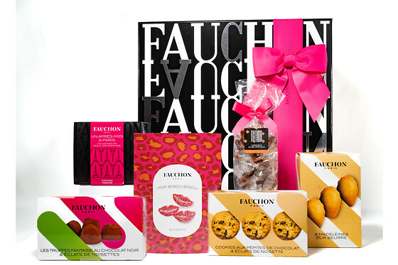 Un coffret sucré avec boisson pétillante - FAUCHON Paris