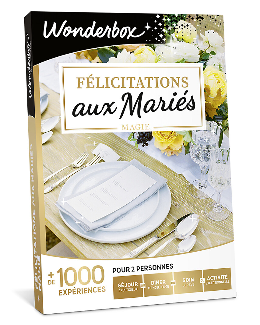Félicitations aux mariés Magie