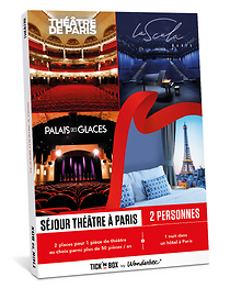 Cultur’in The City – Coffret Cadeau Théâtre à Paris – 2 Places, Valable 3 Ans, Activité Culturelle
