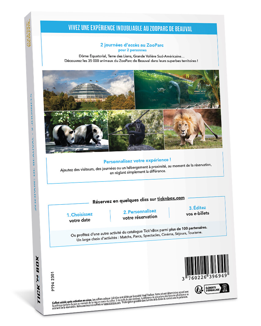 Tarifs et promotions zoo de Beauval 2025