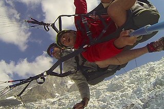 Baptême en parapente biplace - Kaïlash Parapente Chamonix - Les Houches (74)