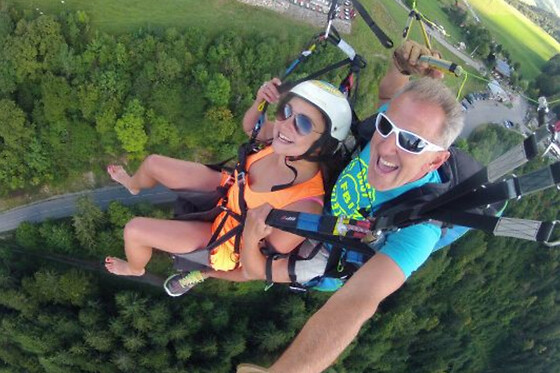Vol en Parapente au-dessus d'Annecy (74) - Vol panoramique ascendance
