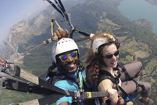 Vol en Parapente au-dessus d'Annecy (74) - Vol panoramique ascendance
